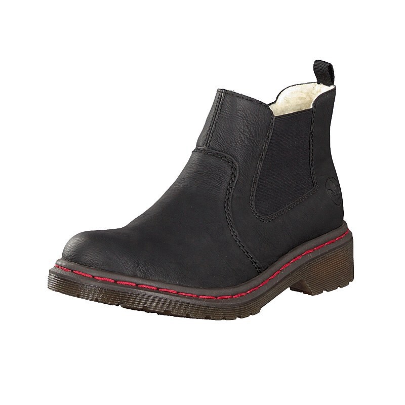Damske Cizmy Rieker Y8264-00, Čierne